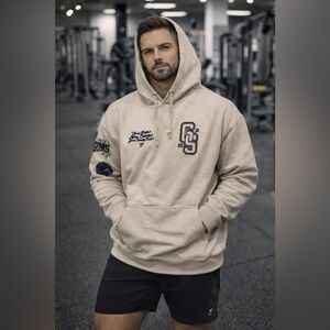 Gymshark Men’s Lifting Essentials Hoodie Pebble Grey Size Medium NEW SOLD OUT